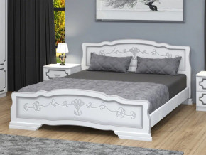 Кровать Карина-6 1600 Белый жемчуг в Тюмени - tyumen.magazinmebel.ru | фото - изображение 1