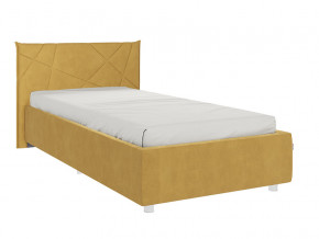 Кровать Квест 900 велюр медовый в Тюмени - tyumen.magazinmebel.ru | фото