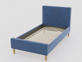 Кровать Линси 900 синий в Тюмени - tyumen.magazinmebel.ru | фото - изображение 1