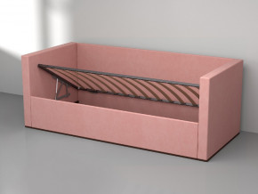 Кровать мягкая с подъёмным механизмом арт. 030 розовый в Тюмени - tyumen.magazinmebel.ru | фото - изображение 2