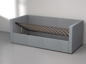 Кровать мягкая с подъёмным механизмом арт. 030 серый в Тюмени - tyumen.magazinmebel.ru | фото - изображение 2
