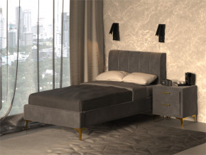 Кровать Рошаль 900 серый в Тюмени - tyumen.magazinmebel.ru | фото - изображение 2