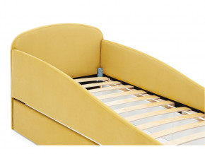 Кровать с ящиком Letmo горчичный (велюр) в Тюмени - tyumen.magazinmebel.ru | фото - изображение 3