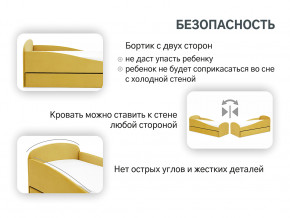 Кровать с ящиком Letmo горчичный (велюр) в Тюмени - tyumen.magazinmebel.ru | фото - изображение 4
