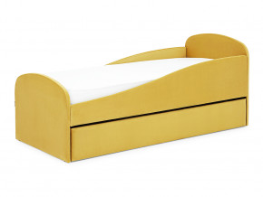 Кровать с ящиком Letmo горчичный (велюр) в Тюмени - tyumen.magazinmebel.ru | фото - изображение 9