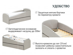 Кровать с ящиком Letmo халва (рогожка) в Тюмени - tyumen.magazinmebel.ru | фото - изображение 11