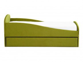 Кровать с ящиком Letmo оливковый (велюр) в Тюмени - tyumen.magazinmebel.ru | фото - изображение 6