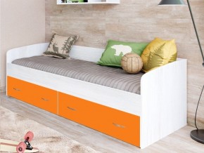 Кровать с выкатными ящиками Винтерберг, оранжевый в Тюмени - tyumen.magazinmebel.ru | фото - изображение 1