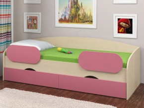 Кровать Соня 2 дуб молочный-розовый в Тюмени - tyumen.magazinmebel.ru | фото - изображение 2
