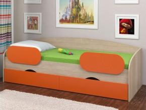 Кровать Соня 2 сонома-оранжевый в Тюмени - tyumen.magazinmebel.ru | фото - изображение 2