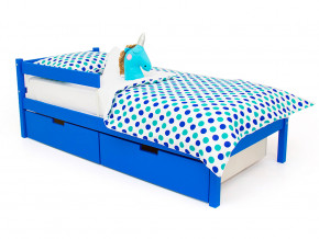 Кровать Svogen classic с ящиками и бортиком синий в Тюмени - tyumen.magazinmebel.ru | фото - изображение 1