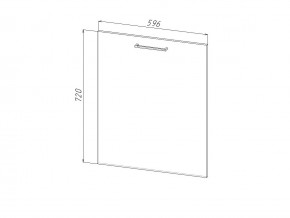 П 60 Комплект для посудомоечной машины 600 мм (цоколь + фасад) ЛДСП в Тюмени - tyumen.magazinmebel.ru | фото