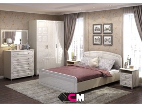 Спальня Виктория МДФ с большим комодом в Тюмени - tyumen.magazinmebel.ru | фото