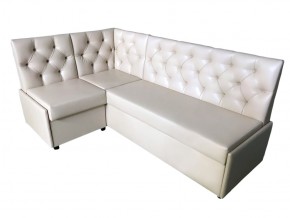 Угловой диван Призма со стяжками белый со спальным местом в Тюмени - tyumen.magazinmebel.ru | фото